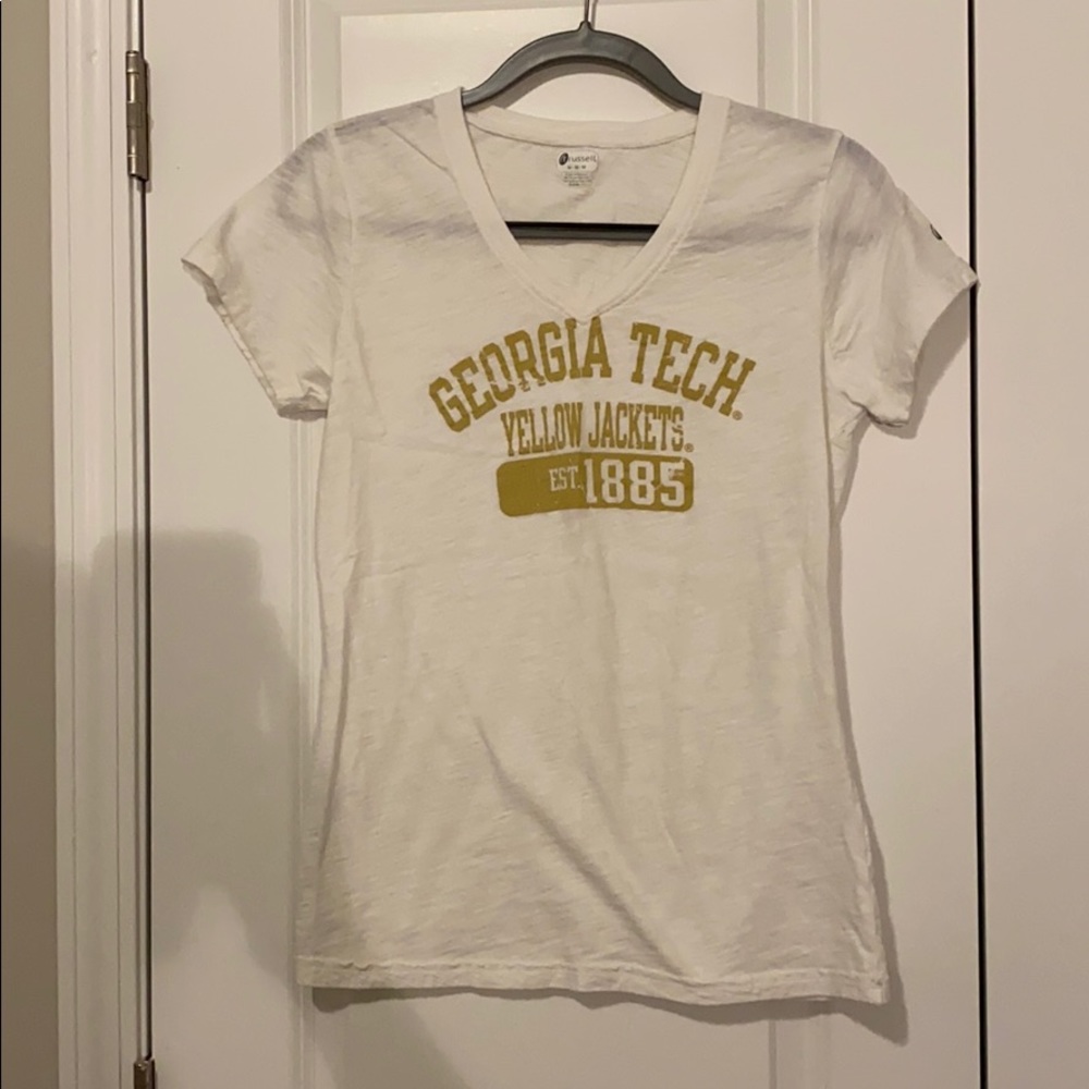 Georgia Tech V neck tshirt